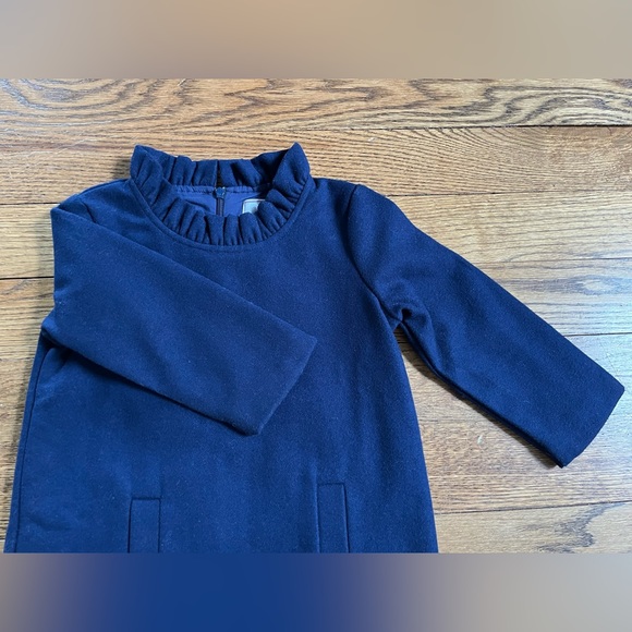 Classic Prep Childrenswear Girl’s Claudia Ruffle-Collar Shift Dress - Picture 12 of 14